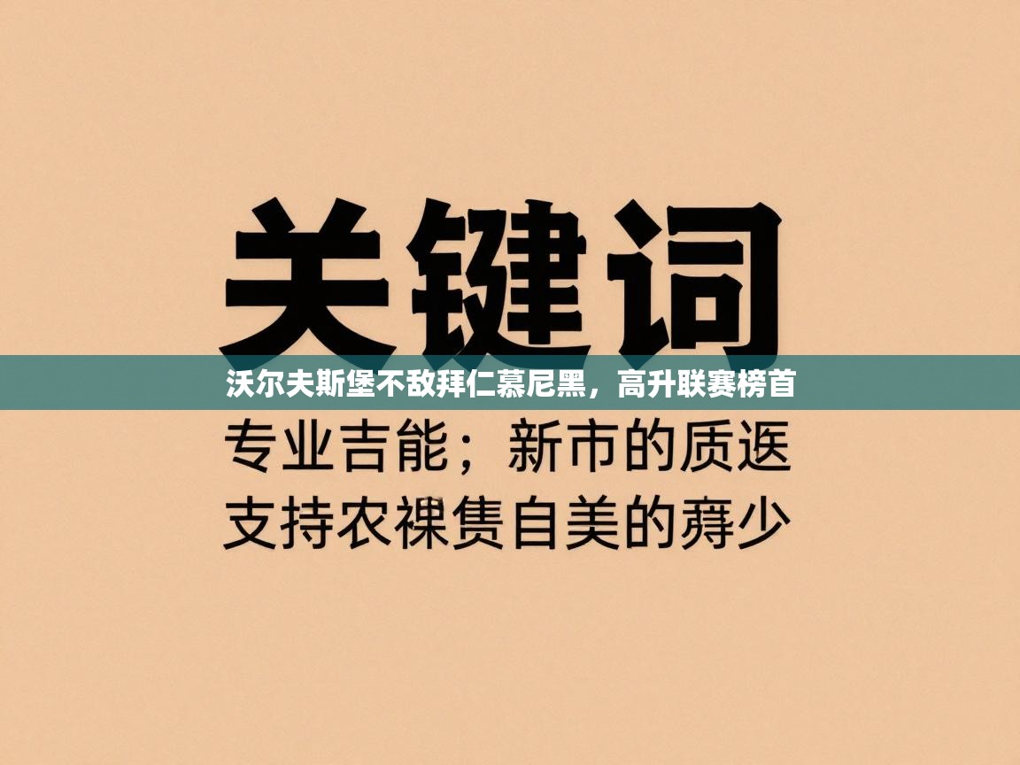 沃尔夫斯堡不敌拜仁慕尼黑，高升联赛榜首  第2张